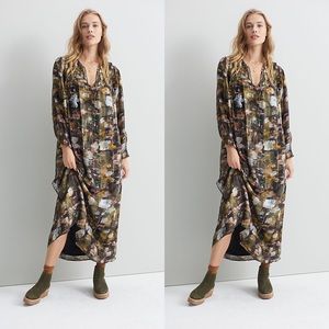 Anthropologie Blair Shimmer Maxi Dress